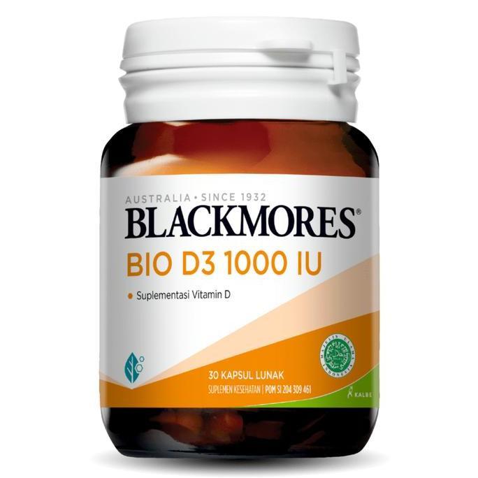 Lansungkirim- Blackmores Bio D3 1000 Iu 30 Tablet Vitamin D3 1000 Iu D3 Blackmores