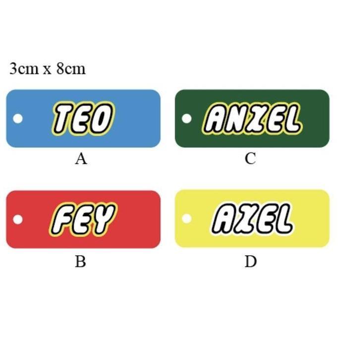 Mytravel- Custom Luggage Tag Bag Tag Koper Hiasan Tas Kado Hampers Leggo