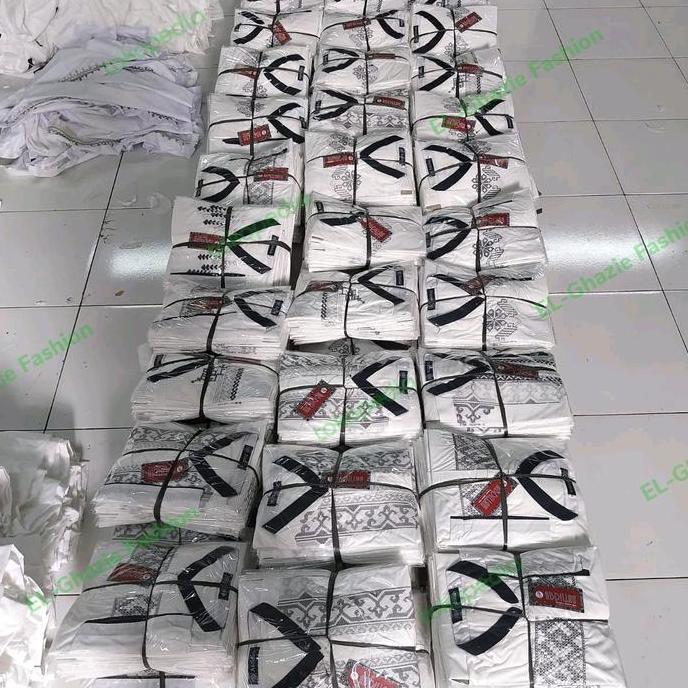 Bagusbanget- Baju Koko Abdillah Lengan Pendek | Baju Koko Murah | Motif Random