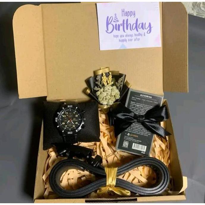 HAMPERS COWOK MURAH | GIFT BOX COWOK | KADO ULANG TAHUN | HAMPERS ULANG TAHUN | KADO COWOK JAM TANGA