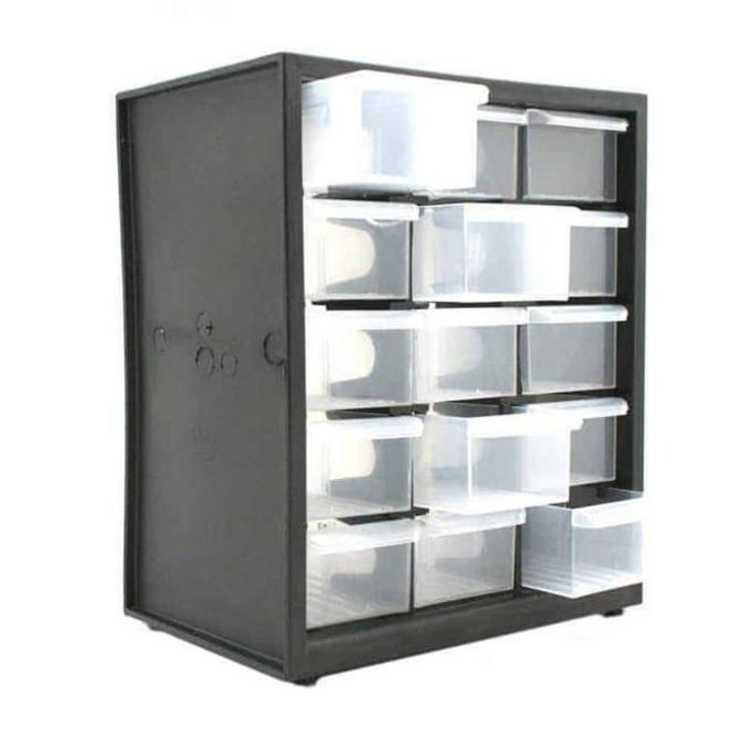 Rak Komponen Laci Komponen Laci Obat 15 Slot Kenmaster