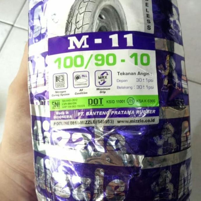 Ban Mizzle 100/90-10 M11 Vespa Piaggio Zip Tubeless