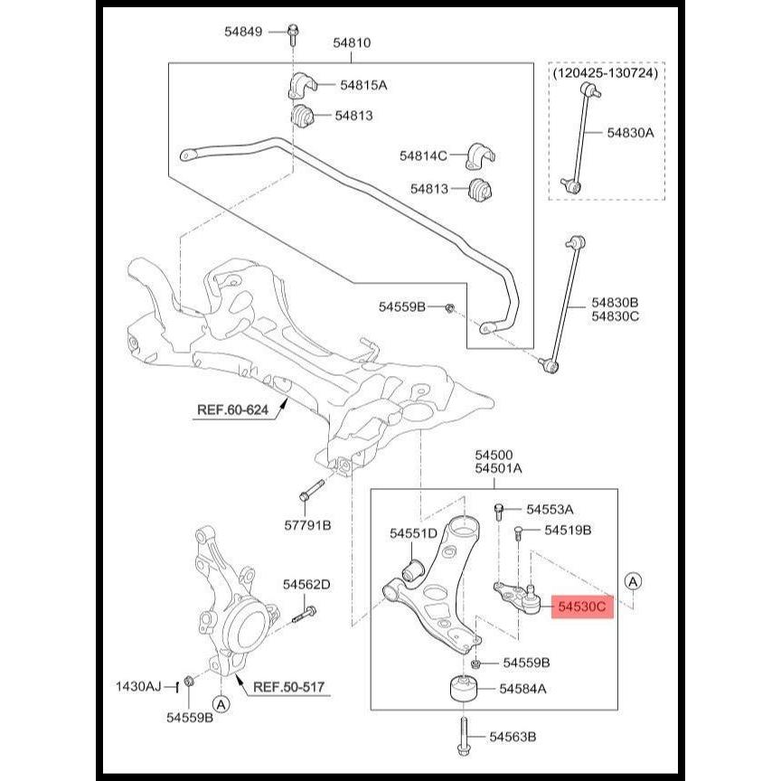 TERBARU BALL BAL JOINT BOLJOINT BALLJOINT LOWER ARM HYUNDAI NEW SANTAFE SANTA FE DM KIA NEW SORENTO 