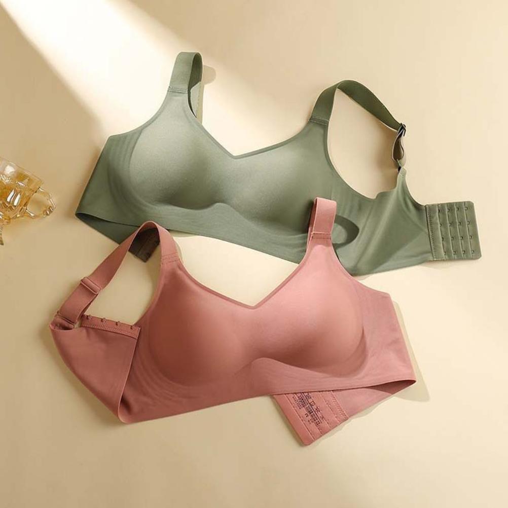 B066 / Bra Seamless Push Up BH Wanita Busa Tipis
