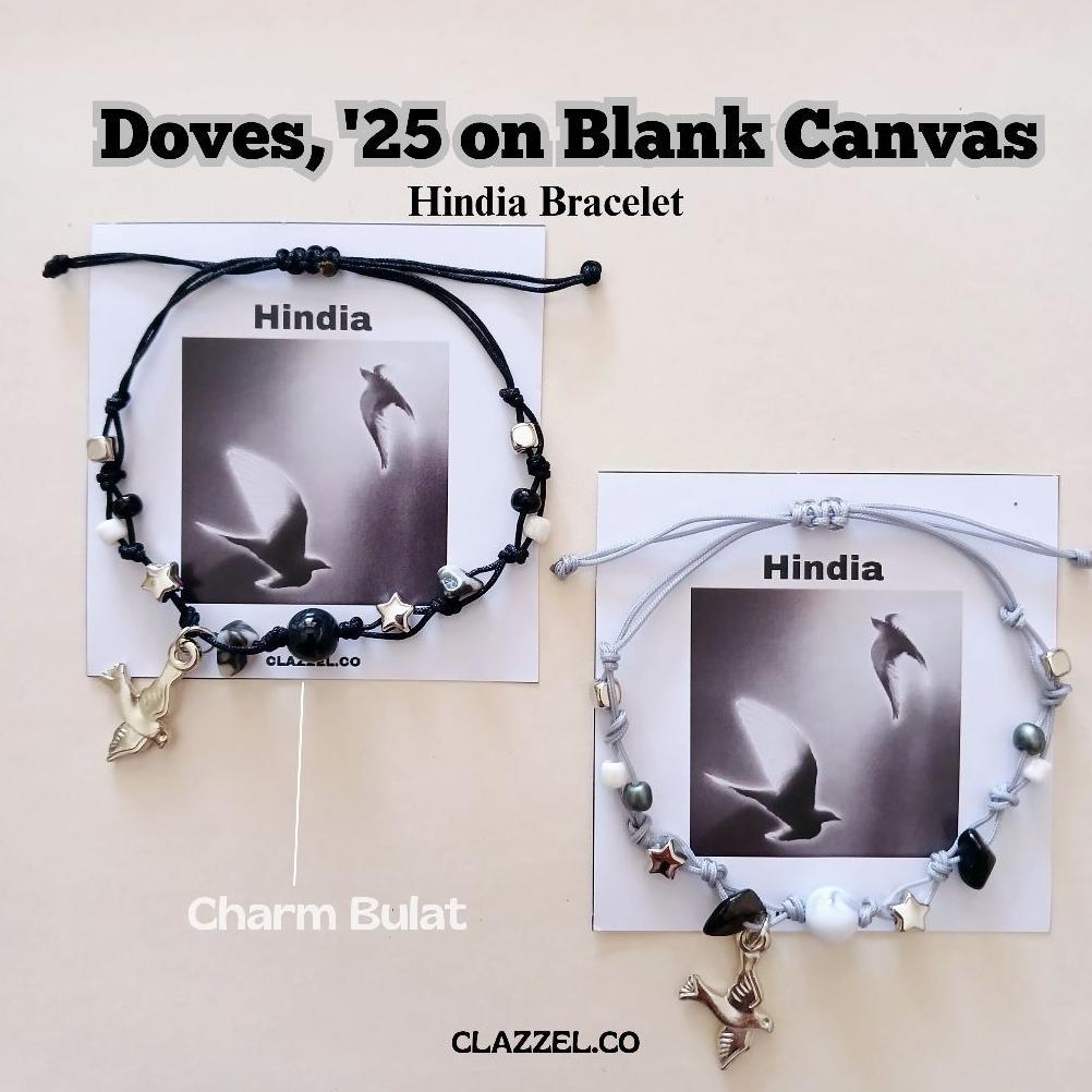 KUALITAS SUPER Gelang Hindia Doves Hindia Bracelet Gelang Couple Doves, '25 on Blank Canvas