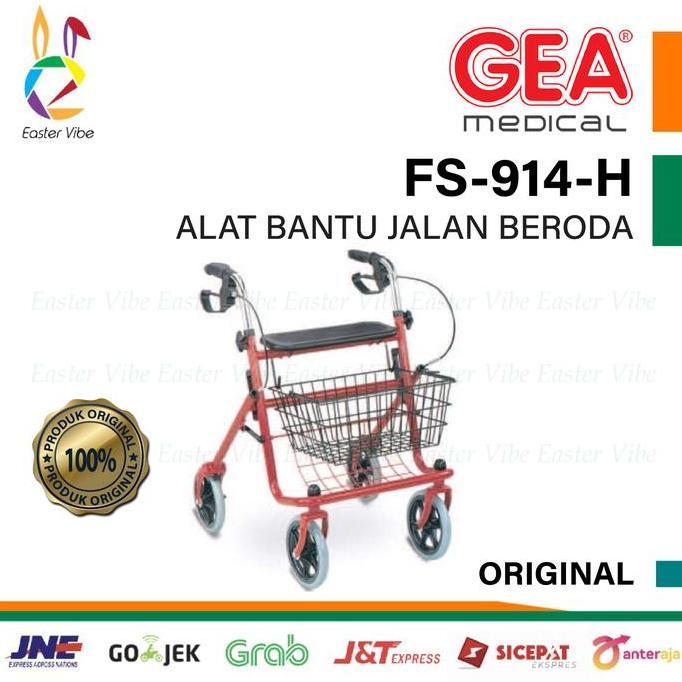 GEA FS914H FS 914 H WALKER ROLLATOR RODA ALAT BANTU JALAN