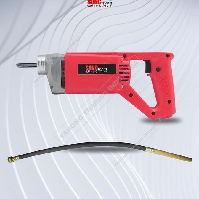 DEZOVRY Mesin Cor Listrik Pemadat Cor Semen Beton Tembok SUNC TOOLS