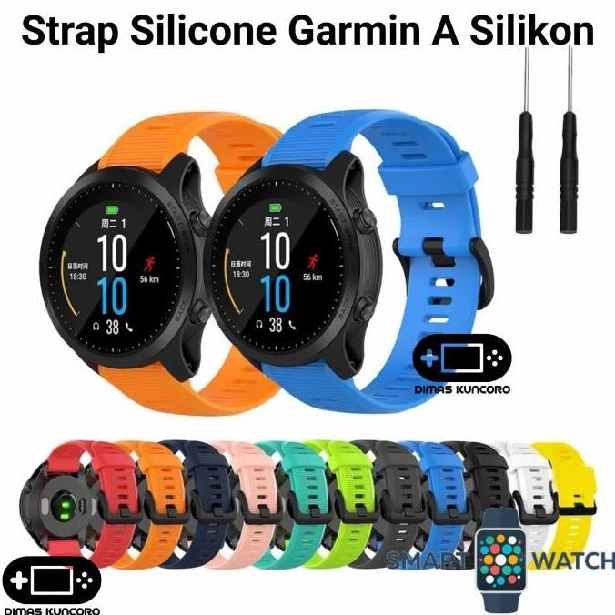 Strap Silicone Garmin A Silikon tali jam garmin fenix 5 6 7 plus pro sapphire murah