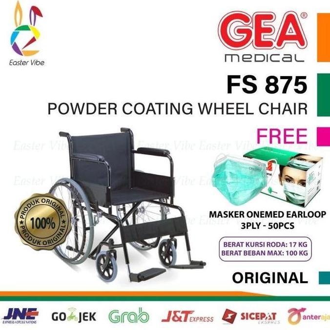 KURSI RODA GEA FS 875 WHEELCHAIR FS875 KURSI RODA STANDAR