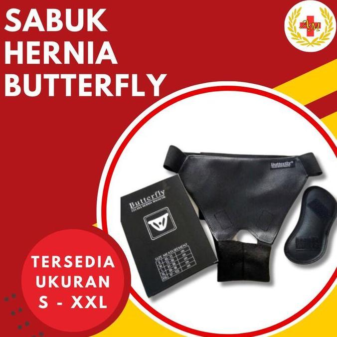 Sabuk Hernia Celana Hernia Magnetik Butterfly Turun Berok