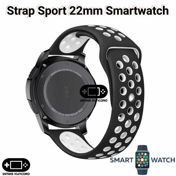 Strap Sport 22mm silicone zeblaze gts gtr ares 3 pro silikon tali murah