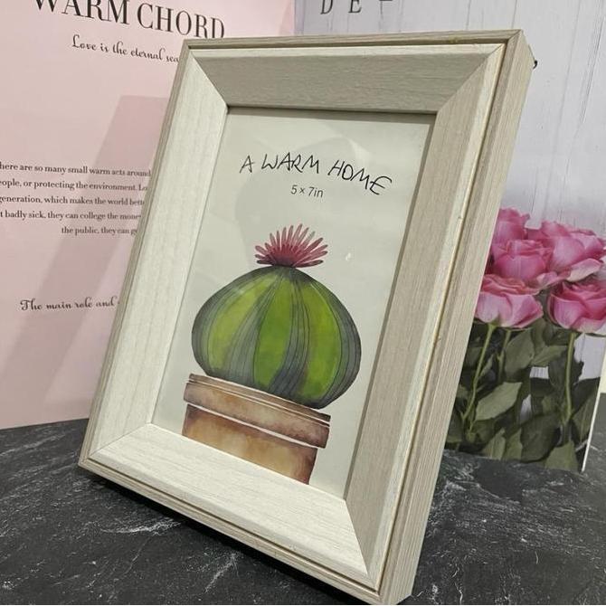 ready Nordic Vintage  Wooden Photo Frame | Frame Foto Bahan Kayu