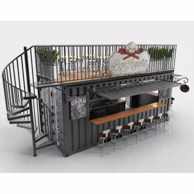 Terlaris Booth Semi Kontainer Custom Design #240