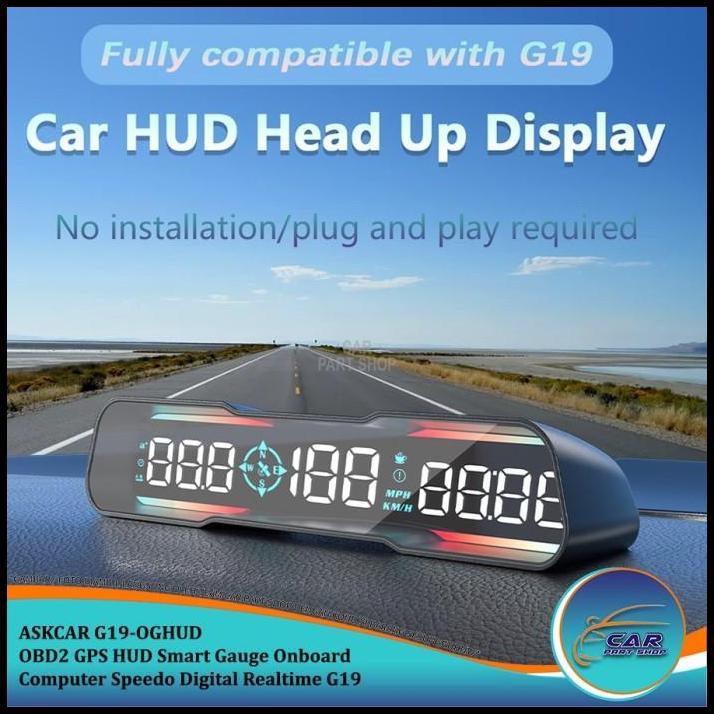 HOT DEAL SPEEDOMETER SPEEDO DIGITAL GPS HUD KOMPAS ALTIMETER ALARM BERKENDARA JAM DIGITAL MOBIL SPEE