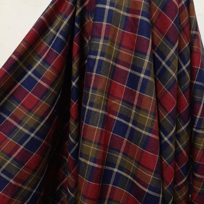 Ready Kain Kotak Yarndyed ( Merah Maroon, Coklat, Hitam )