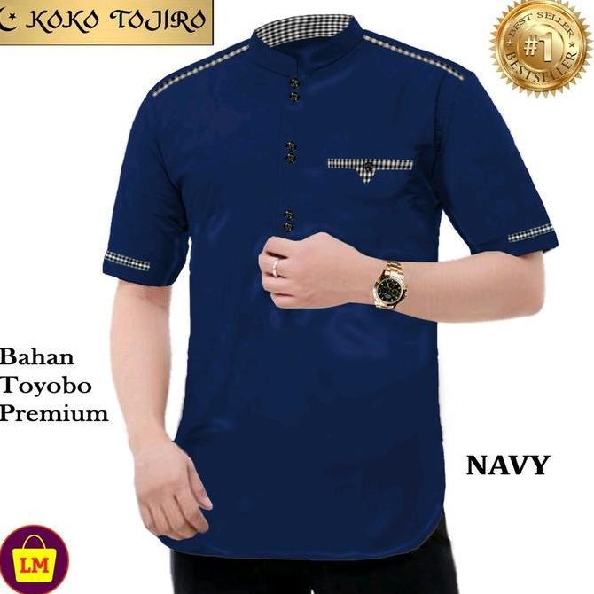 Koko Tojiro Baju Koko Muslim Pria Pakaian Muslim PriaKoko Tojiro Baju Koko Muslim Pria