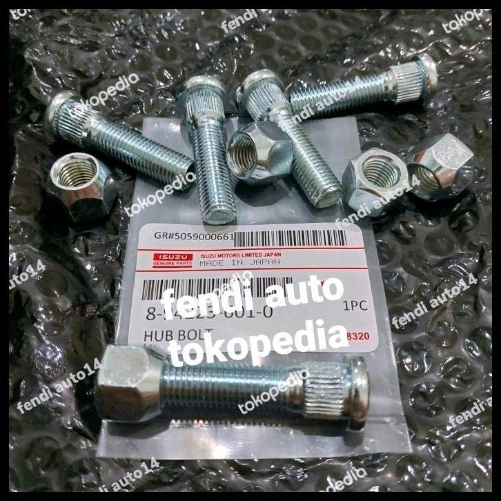 TERLARIS BAUT RODA + MUR ISUZU PANTHER TBR 52 ORIGINAL 