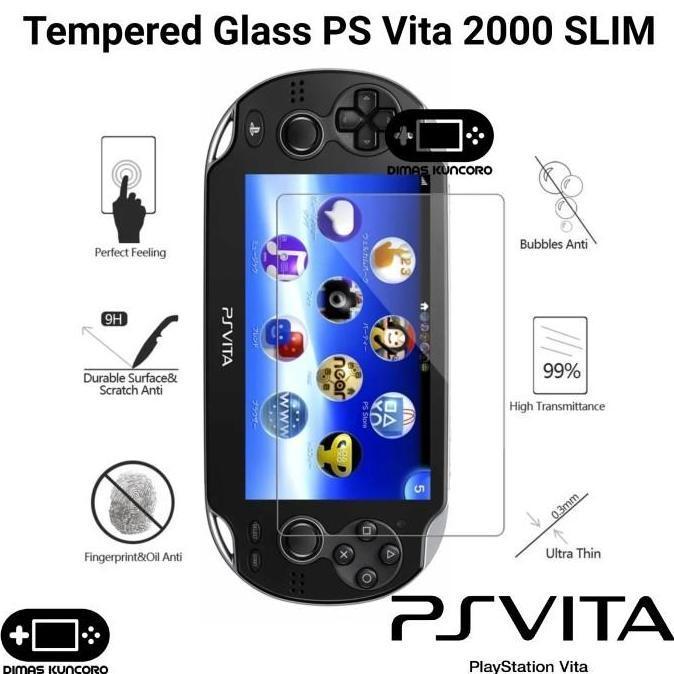 Tempered Glass PS Vita 2000 SLIM antigores pelindung layar lcd ps vita slim 2000