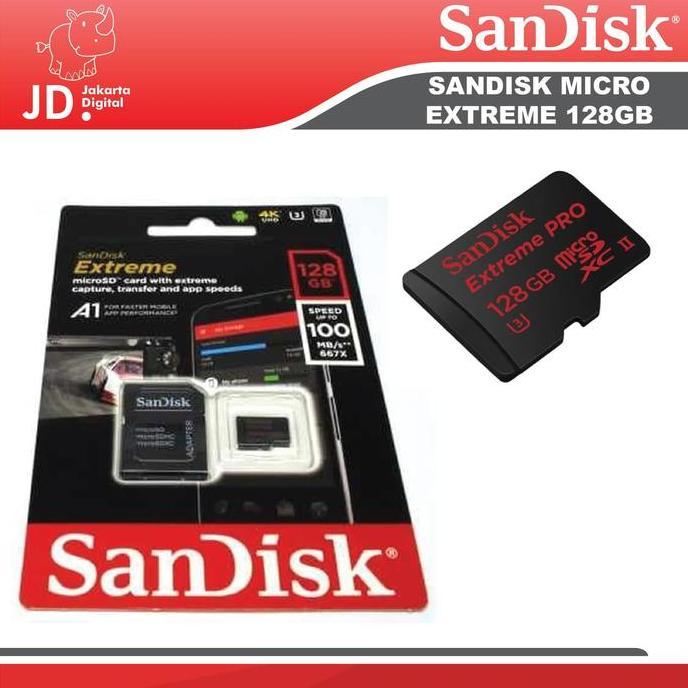 NEW SANDISK MICROSD 128GB EXTREME -MICROSD EXTREME 128 GB