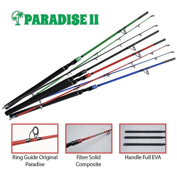 Joran Spinning Tornado Paradise II Fiber Solid Terkuat