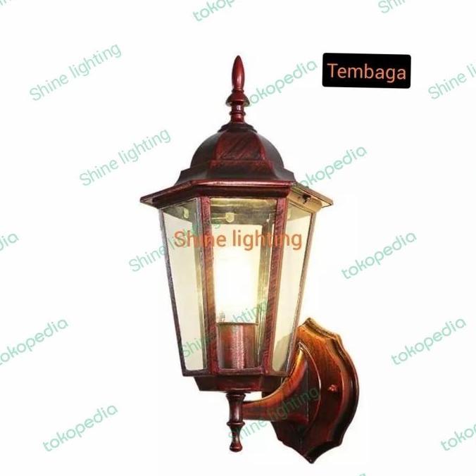 Lampu dinding klasik outdoor waterproof teras tipe LD1009 A/S