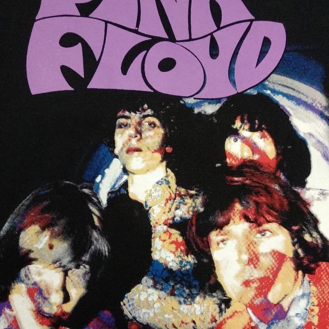 kaos PINK FLOYD - LOGO UNGU / kaos Premium / kaos pink floyd / vintage