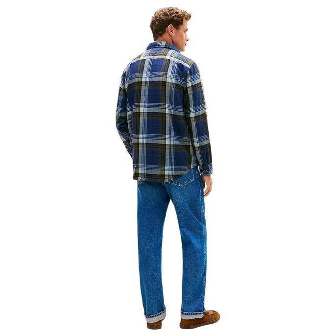 Ready Kemeja Baju Tebal Original Tommy Hilfiger Padded Oversize shirt Twill