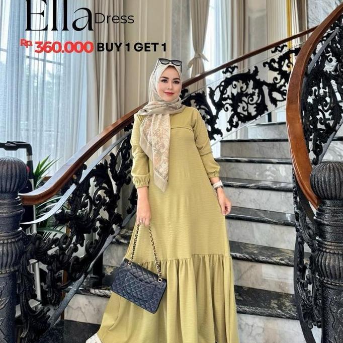 Ella Dress by JOURNEY SCARVES  ORI material zara twil