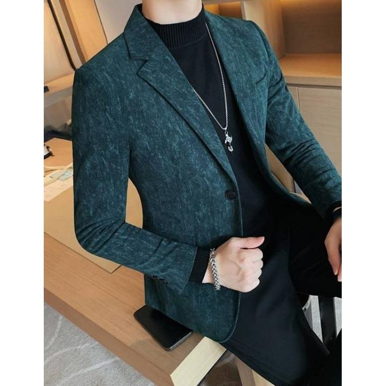 PROMO TERBARU Jas Blazer Pria  Blazer Corduroy Slim Fit  Jas Corduroy