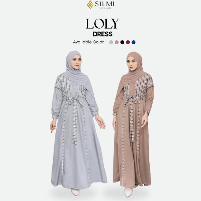 Silmi | Loly Dress - Gamis Remaja Korean Style - Gamis Daily Remaja