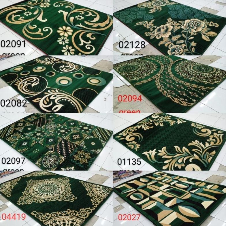 Karpet Permadani Bulu Lantai Minimalis Moderno Ukuran 160 x 210