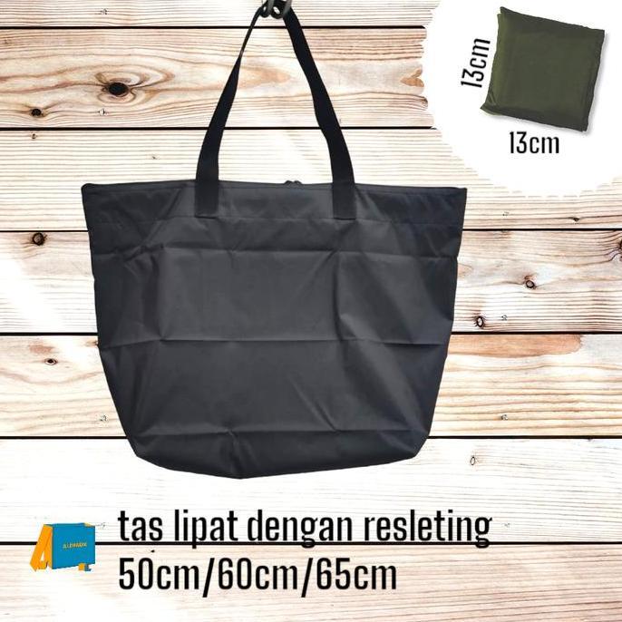 tas lipat parasut resleting/tas belanja resleting WS