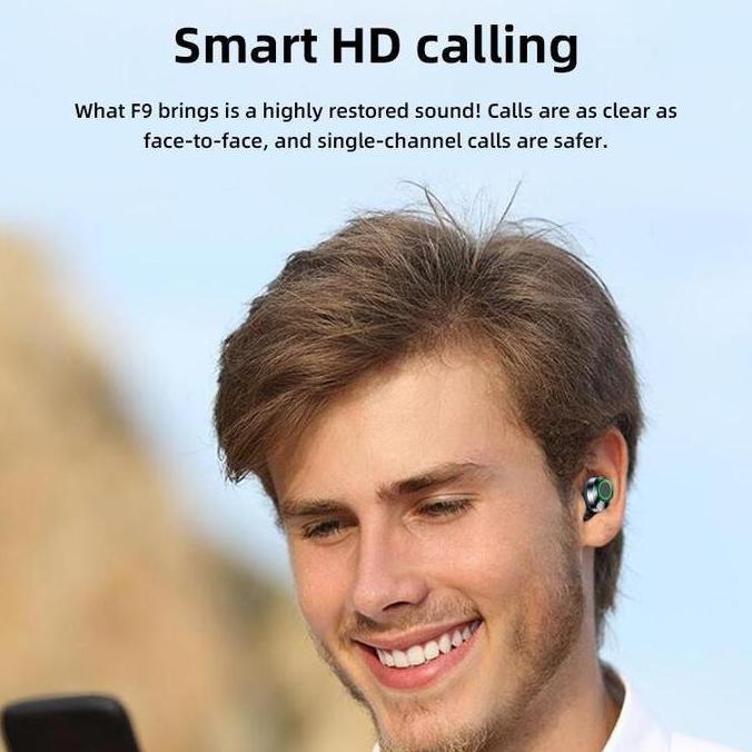 New.. COD5.3 Headset Bluetooth Earphone Bluetooth Full Bass Nirkabel TWS Original Hedset Earbud Head