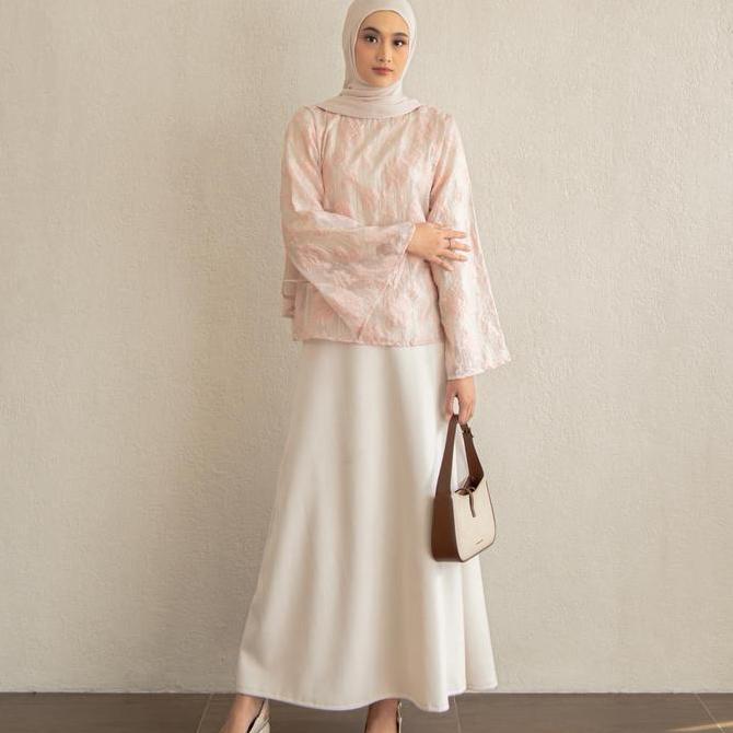 Fwdaily - Aira Blouse ( Floral Blouse - Blouse Wanita Terlaris - Atasan Wanita Semi Formal - Blouse 