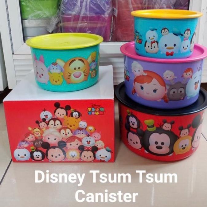 Tsum tsum canister tupperware toples tupperware