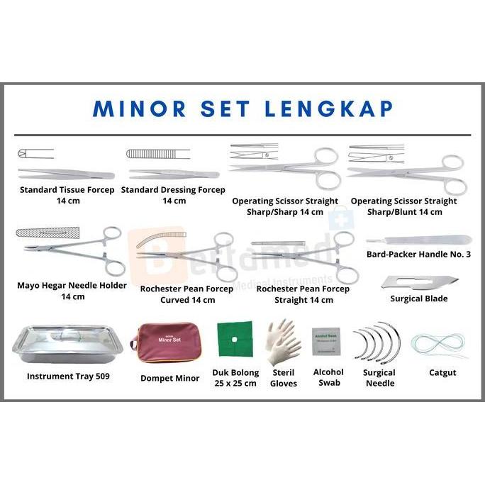 Medclean- Minor Set Lengkap / Set Bedah Minor Lengkap