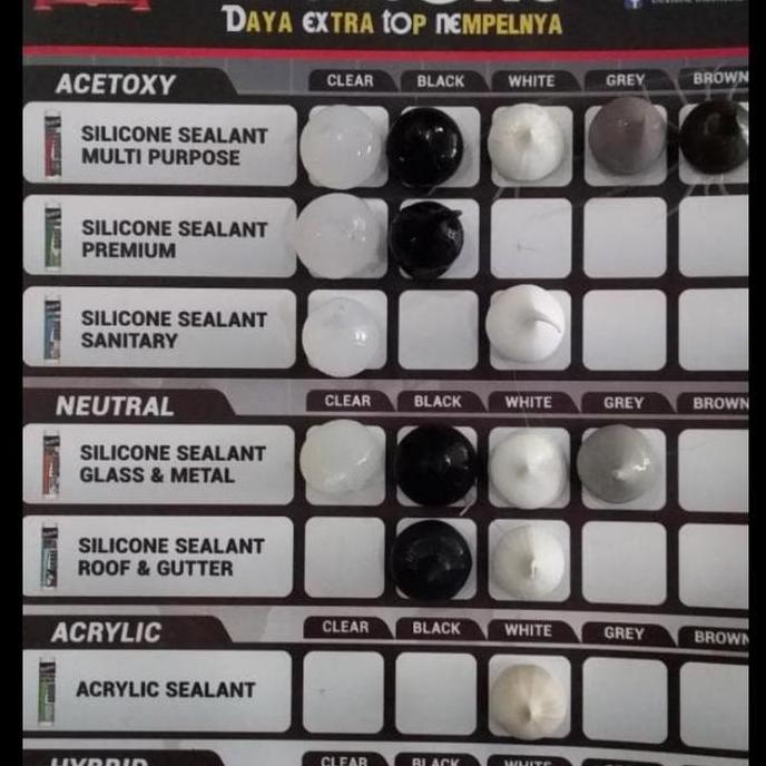 Backwill- Lem Sealant Botol Brown Dextone / Lem Kaca Coklat Dexton /