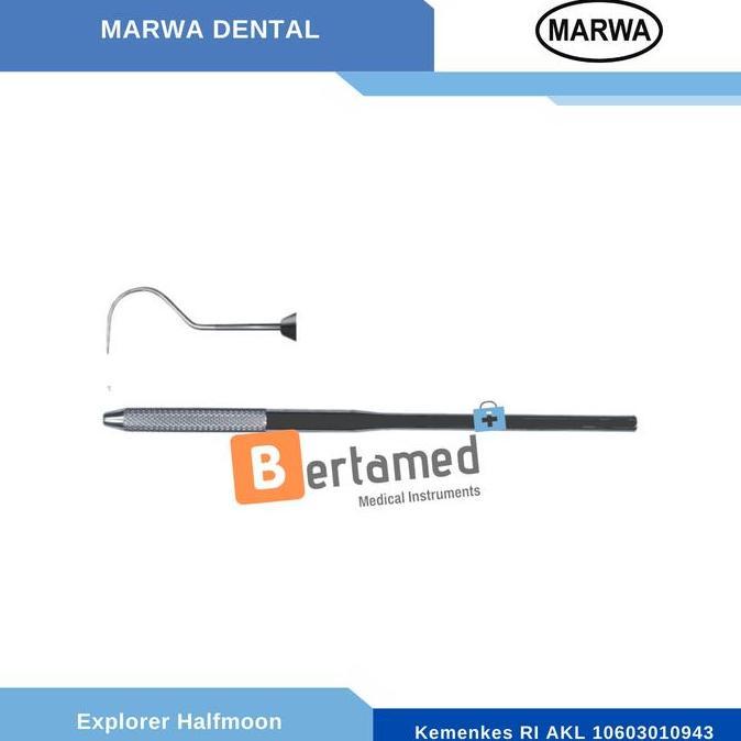 Medclean- Sonde Halfmoon / Explorer Halfmoon / Sonde Mulut / Sonde Gigi Lengkung