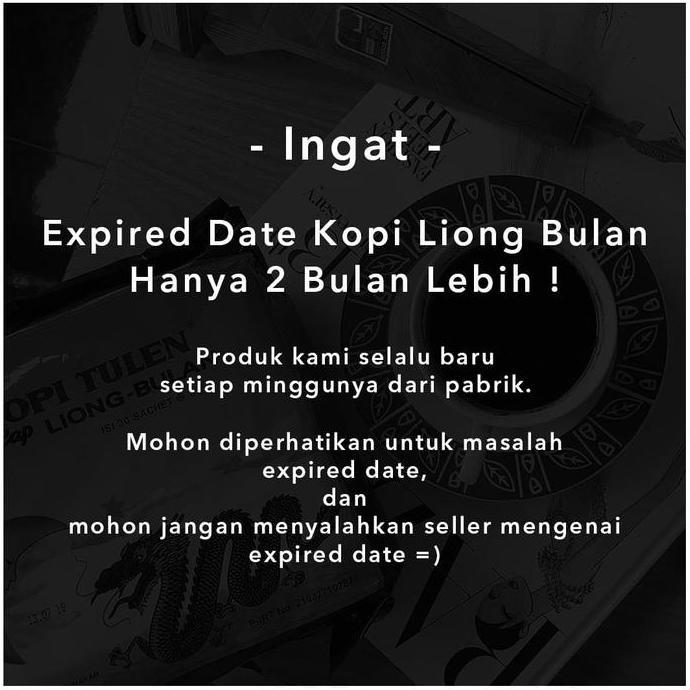 Fiksdone- Kopi Liong Bulan 200 Gram Kopi Legend Khas Bogor Harum Dan Nikmat. Isi 2.