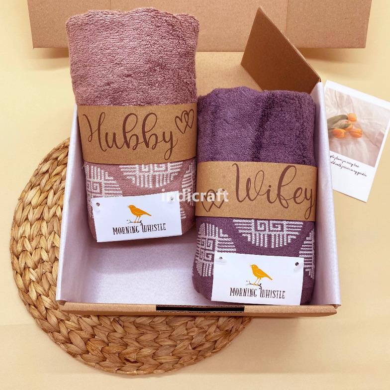 [FT] Kado Pernikahan Handuk Couple / Hampers Handuk Couple Seserahan / Kado Wedding Couple / Handuk 