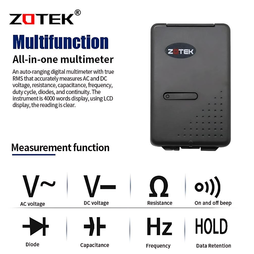 Avometer Digital Zotek Vc921 / Multitester Digital Vc921 Original