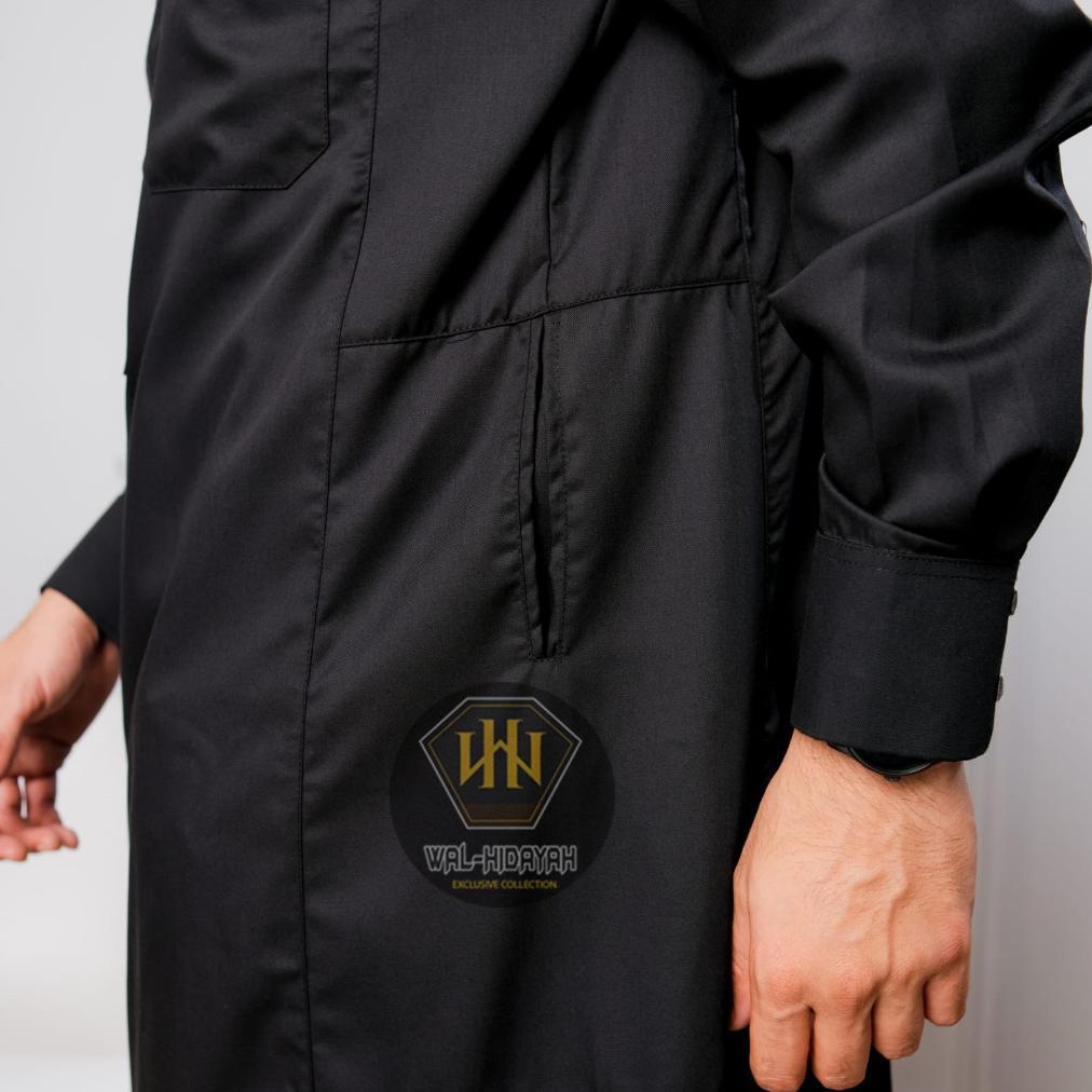 DISKON JUBAH GAMIS PRIA DEWASA LENGAN PANJANG MANSET BAHAN KATUN MAROKO PREMIUM KANCING MOTIF