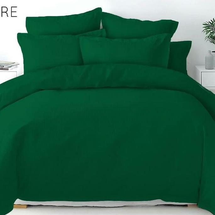 Bedcover Set King Polos Rosana Vito Dark Green 180x200 cm