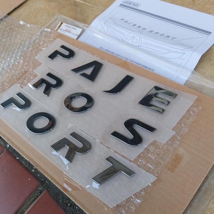 Promo Emblem Pajero Sport Engine Hood Cap Mesin Mitsubishi NEW Pajero 2021 Diskon