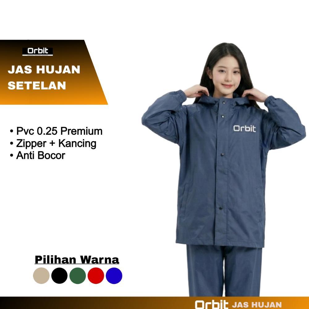 PREMIUM JAS HUJAN MANTEL HUJAN PRIA WANITA BAHAN PVC PREMIUM TEBAL DAN KUAT