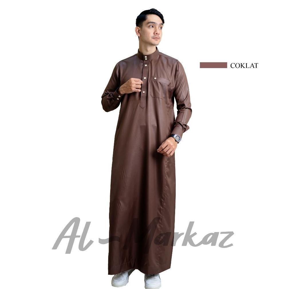 DISKON AL MARKAZ - JUBAH PRIA MUSLIM SLIMFIT GULAM