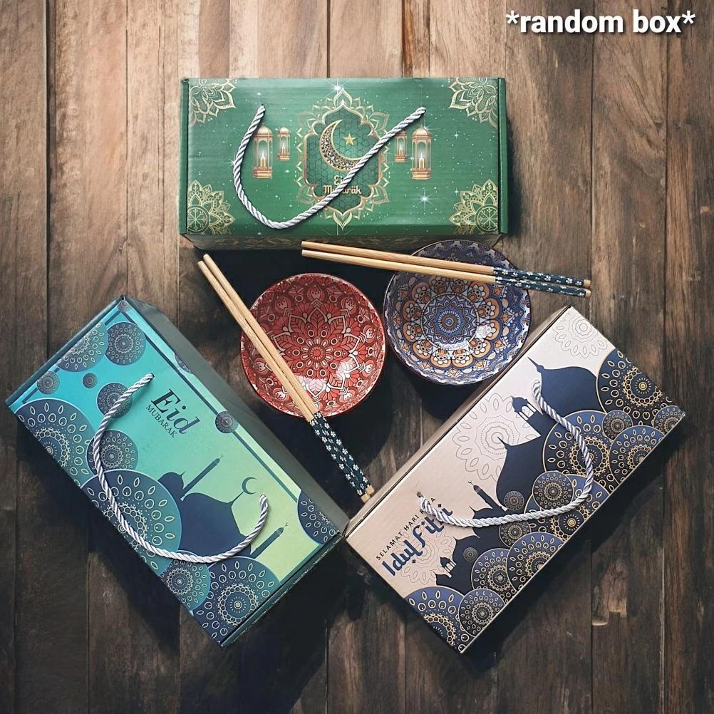 DISKON HAMPERS LEBARAN IDUL FITRI MANGKOK SET / MANGKOK SET IDUL FITRI PREMIUM / HAMPERS CANTIK MANG