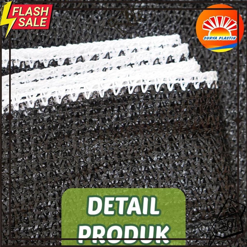 Paranet Tanaman/Jaring Paranet 70% Rajut Segitiga Lebar 3 Meteran Ecer Termurah