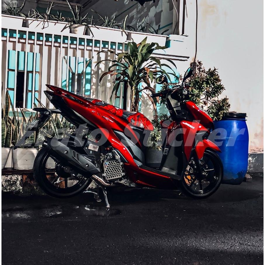 Hemat Skotlet Stiker Motor Merah Candy Skotlet Merah Metalik Candy Skotlet Merah Marun Skotlet Merah