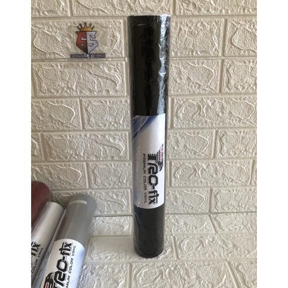 murah (harga 1 roll) skotlet profix hitam glossy p 15meter x l 45cm